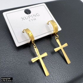 Сережки Xuping14К 10259 (3,5 см.)